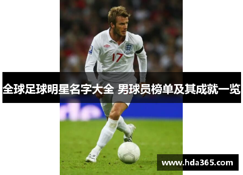 全球足球明星名字大全 男球员榜单及其成就一览
